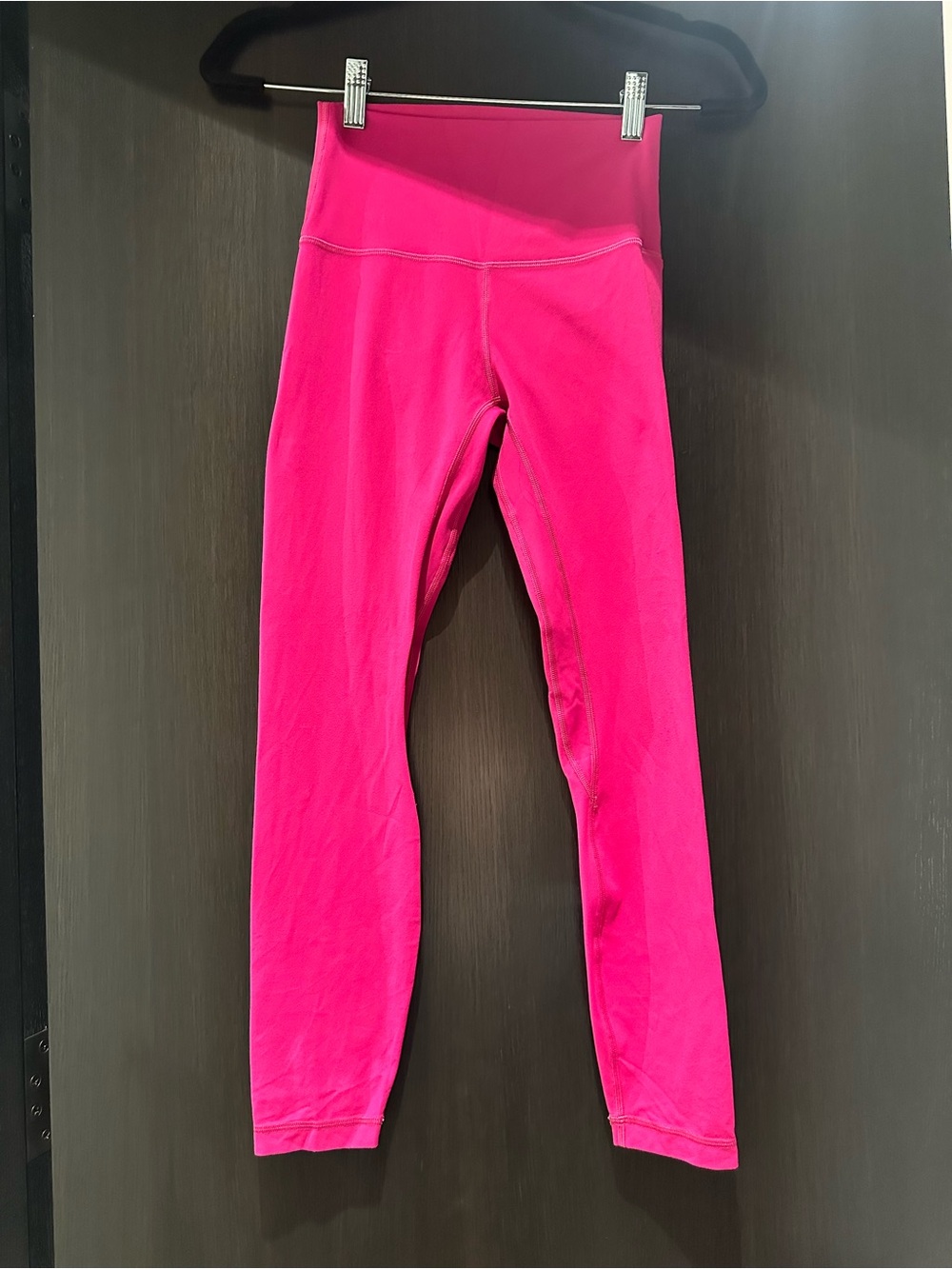 Lululemon Align Leggings, High Waist No Pockets 25”, Mulberry Pink, Size 4